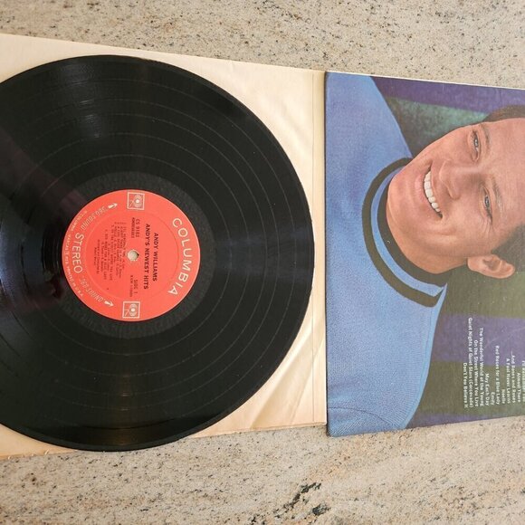 FIVE VINTAGE VINYL RECORDS FEATURING ANDY WILLIAMS - Picture 10 of 11